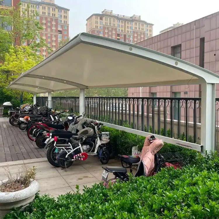 永嘉县膜结构电动车棚